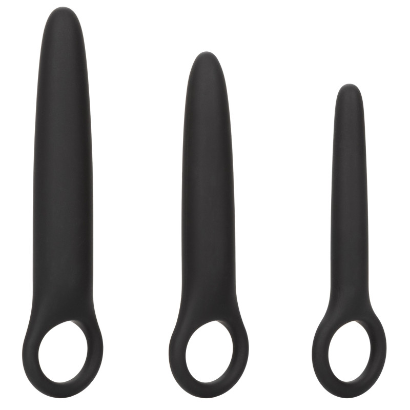Boundless Calexotics Kit de 3 Plugs Silicone Dilatro Trio Boundless Noirs